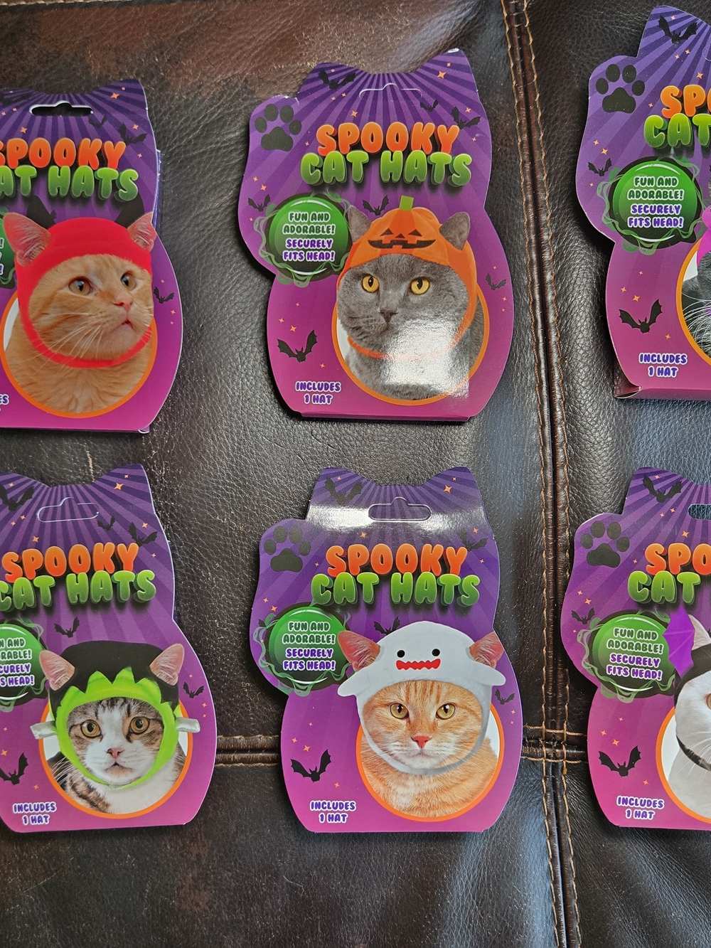- Assorted Halloween Cat Hat (Purple Packaging)